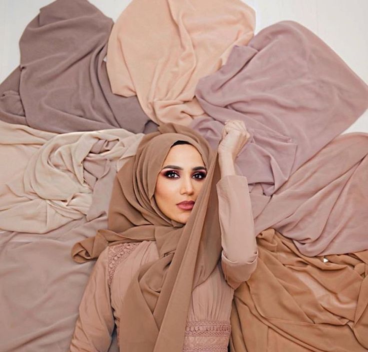 pastel color hijabs